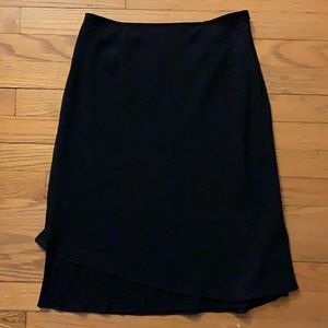 Black knee length skirt